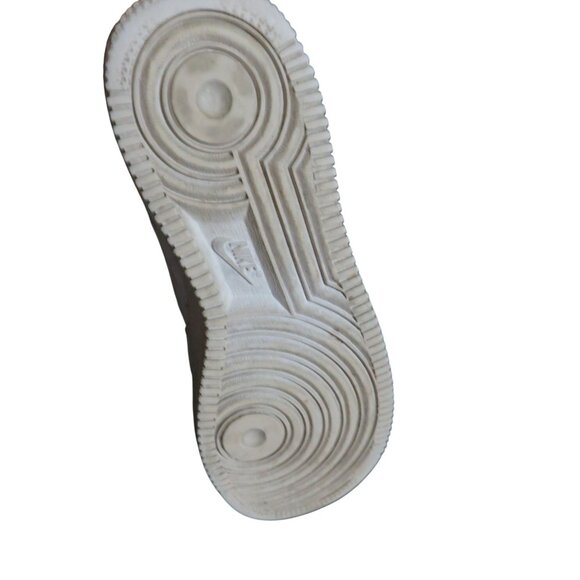 Nike Air Force 1 '07 LV8 White Croc Embossed Leather Low Top Sneakers 749144 103 - Picture 6 of 8